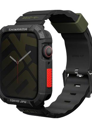 Ремінець skinarma shokku apple watch 42/44/45mm black