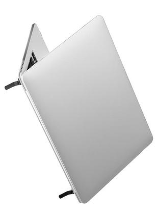 Чехол-підставка wiwu ishield stand shield case macbook pro 16.2 m1 max 2021 transparent 4
