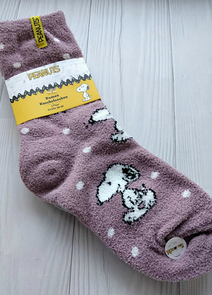 Теплые носки 2 пары, peanuts