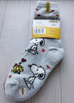 Теплые носки 2 пары, peanuts 2