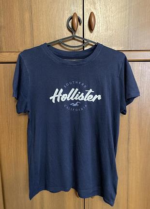 Футболка жіноча hollister синя,розмір м