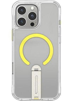 Чохол-накладка skinarma helix (mag-charge + 360° rotating stand) iphone 16 pro (6.3") clear