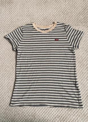 Футболка жіноча levi’s полосата,розмір xs
