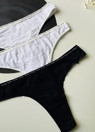 Стринги хлопковые комплект 3 шт primark xl 5