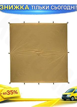 Ku тент terra incognita universal fit tarp 3x4 пісочний легкий тент для кемпінгу захист від дощу та со uni2l_k