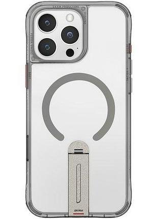 Чохол-накладка skinarma helix (mag-charge + 360° rotating stand) iphone 16 pro max (6.9") titanium