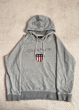 Кофта чоловіча gant,сіра,розмір м,l