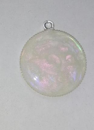 Підвіска-кулон перловий колір4 фото
