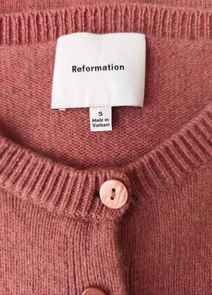 Reformation кардиган 100% кашемір 4