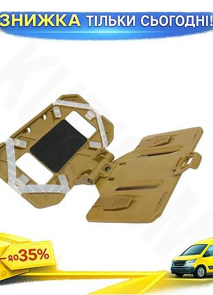 Ku противоударный нагрудный чехол universal fit kiborg для смартфона койот сумка для активного отдыха uni2l_k