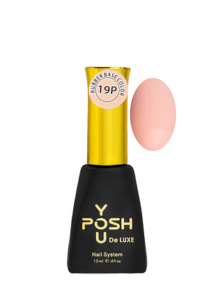 База френч для гель-лаку youposh french rubber base color 12 мл, 19p блідо-персикова daily skin care