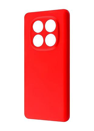 Чехол-накладка silicone case full xiaomi redmi note 14 pro 5g красный