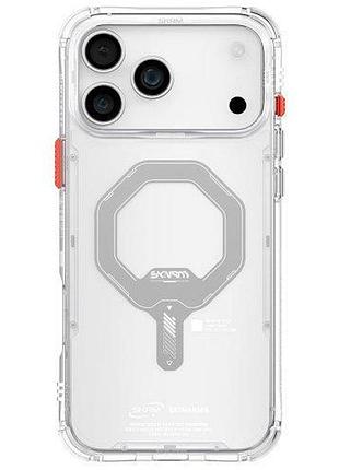 Чохол-накладка skinarma saido (mag-charge) iphone 17 pro max (6.9") clear
