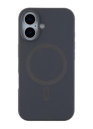 Чохол-накладка bizon silicone case (magsafe) для iphone 17 (6.3) grey