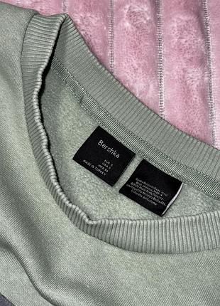 🩵 бірюзове худі bershka 2