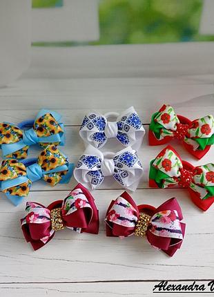 Яркие бантики для волос. распродаж. пар 80 грн