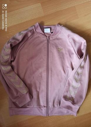 Спортивна олімпійка hummel бомбер для дівчинки