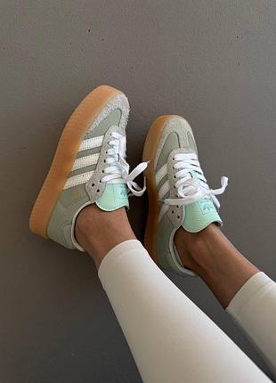 Adidas samba
platform olive 5