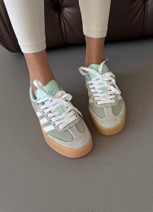 Adidas samba
platform olive 7
