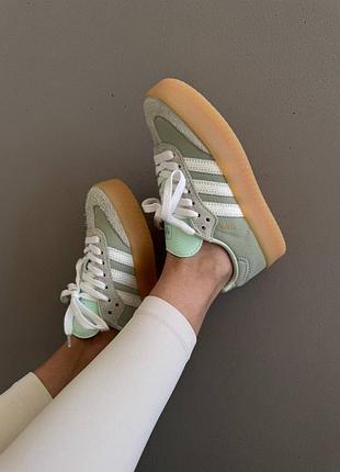 Adidas samba
platform olive 9