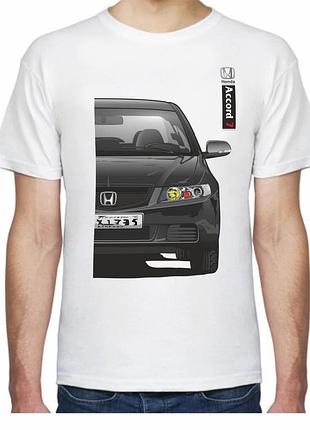 Футболка чоловіча avtolife з принтом honda accord 7 fr 207533 xxl біла