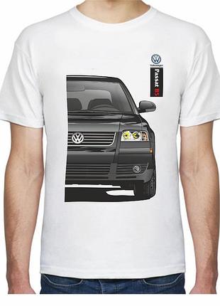 Футболка мужская avtolife с принтом volkswagen passat b5 fr 207505 xl белая