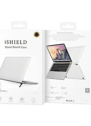 Чехол-підставка wiwu ishield stand shield case macbook pro 14.2 m2 max 2023 transparent 6