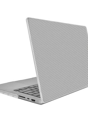 Чехол wiwu ikavlar crystal shield macbook air 15.3 m2 2023 clear stripe