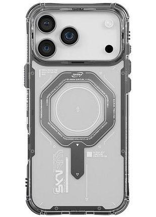 Чохол-накладка skinarma magma (mag-charge) iphone 17 pro (6.3") graphite