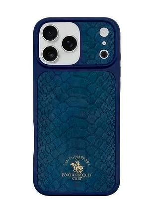 Чехол-накладка santa barbara polo & racquet club series knight (sb-ip17spknt-6.3nvy) iphone 17 (6.3") navy