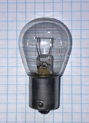 Лампа автомобільна 12v p21w bau15s flagmus зміщений цоколь