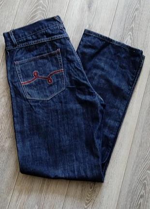 Джинси чоловічі баггі.lrg a resolutionary clothing company 100% cotton blue denim jeans men's sz-36/32.