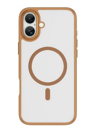 Чохол-накладка wiwu armor pro sereies (fgg-012) iphone 17 (6.3") золотий