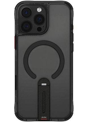 Чохол-накладка skinarma helix (mag-charge + 360° rotating stand) iphone 16 pro (6.3") black