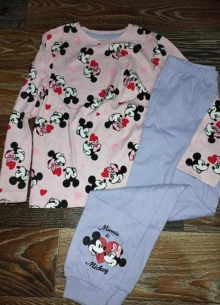 Пижамка minnie mouse на 6-7 лет
