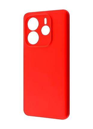 Чехол-накладка silicone case full xiaomi redmi note 14 5g красный