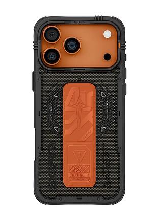 Чехол-накладка skinarma phantom (mag-charge + grip-stand) iphone 17 pro max (6.9") olive