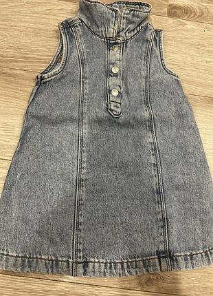 Джинсовий сарафан zara