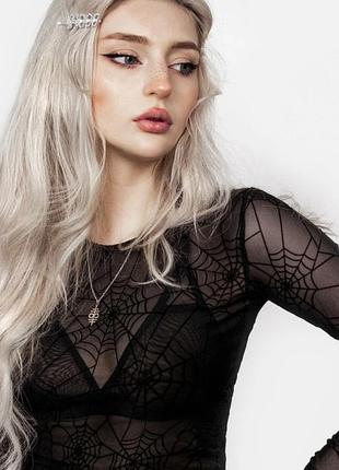 Прозора чорна кофта-сітка павутинка zara з монетками на рукавах, розмір m s