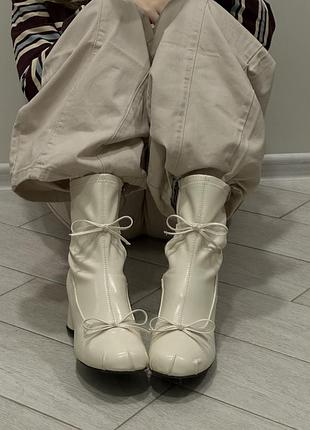 Round toe ankle boot, чернвики в азійському стилі