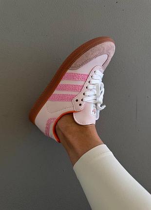 Adidas samba
lace pink 7
