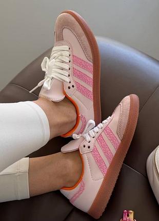Adidas samba
lace pink