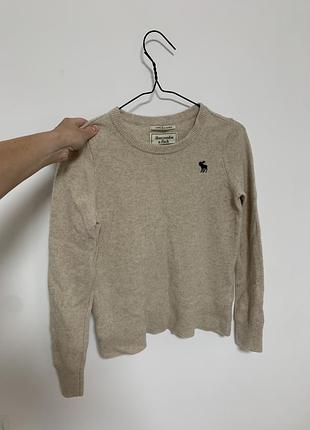 Кашеміровий светр abercrombie & fitch (100% cashmere)