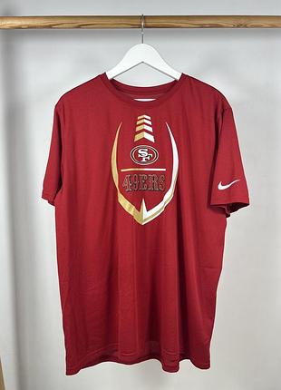 Nike sf 49ers красива оригінальна футболка розмір xl
