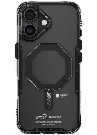 Чехол-накладка skinarma saido (mag-charge) iphone 17 (6.3") black