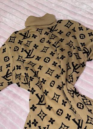 🤎 стильна коричнева туніка louis vuitton