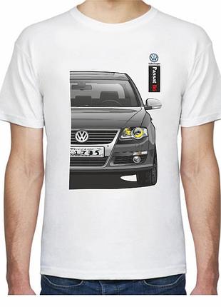 Футболка мужская avtolife с принтом volkswagen passat b6 fr 107706 xxxl белая