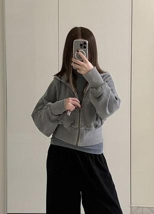 Зіп худі zara варений ефект 7