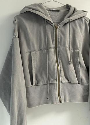 Зіп худі zara варений ефект 6