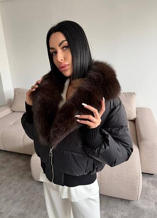 Натуральний  пуховик